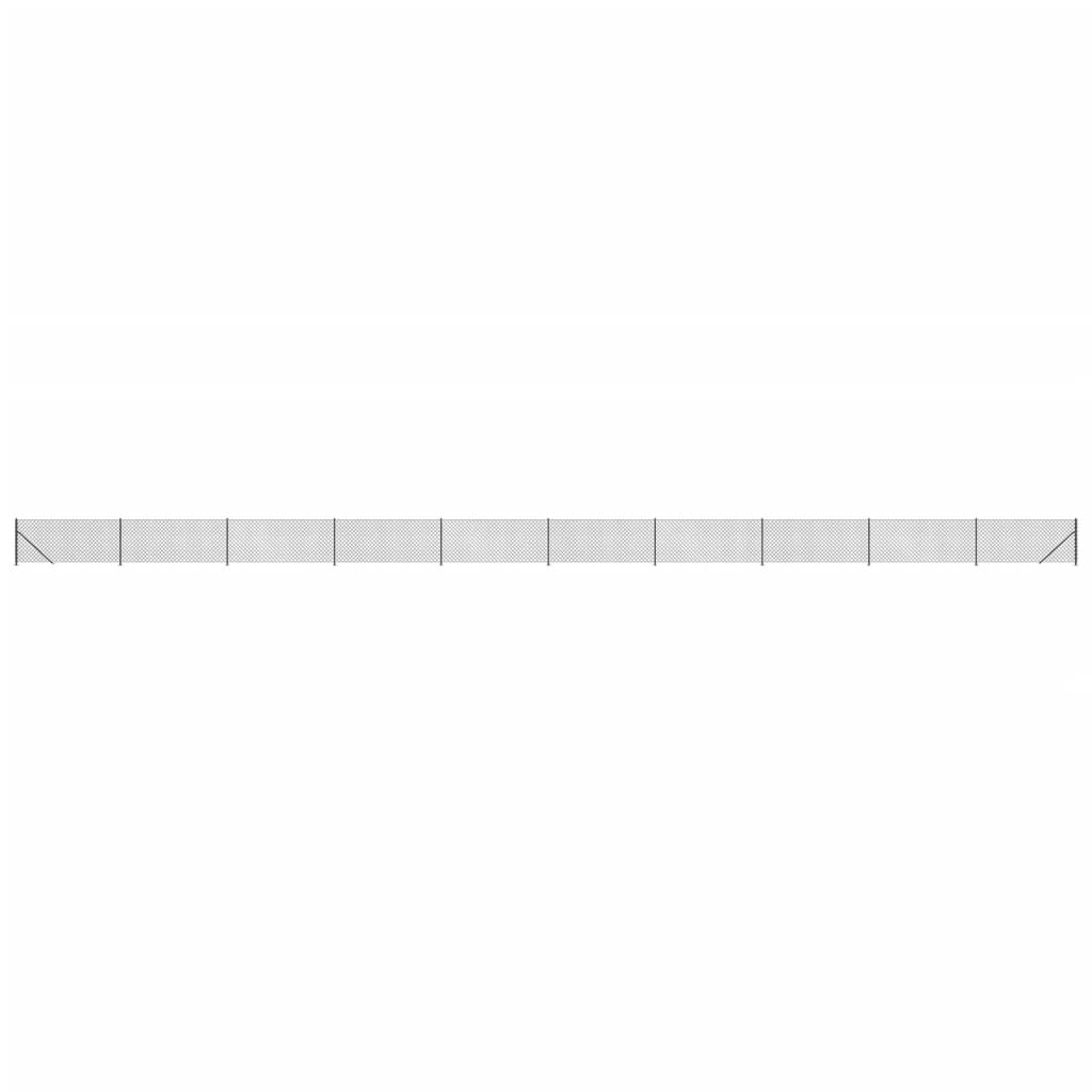 Fence a rete Vidaxl con Flens 1x25 M antracite -colorato
