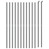 Fence a rete Vidaxl con Flens 2x25 M antracite -colorato