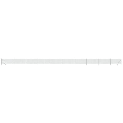 Vidaxl gaashek 0,8x25 m zilverkleurig