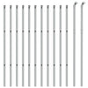 Vidaxl Mesh Fence 1x25 m di colore argento