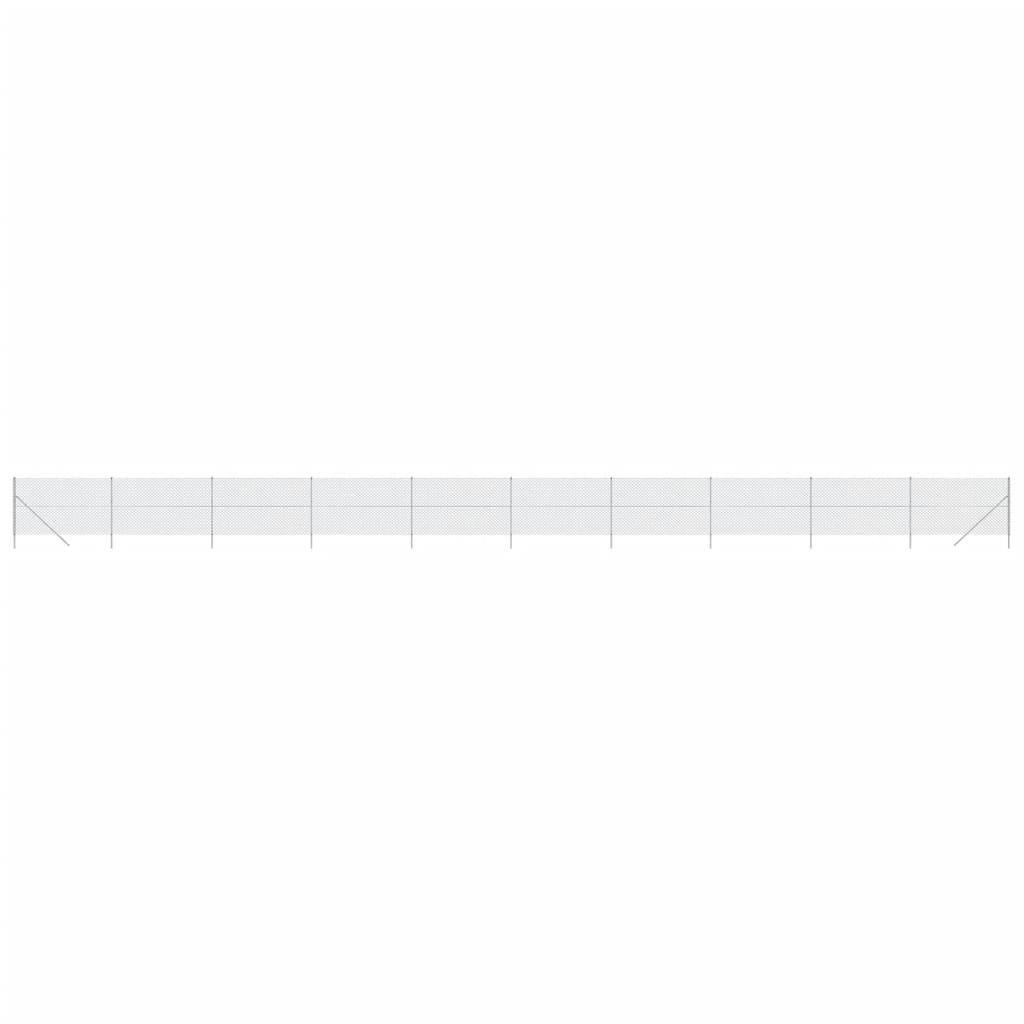 Vidaxl Gaashek 2x25 m de color plateado