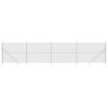 Vidaxl Mesh cerca con anclajes de tierra 1.8x10 m de color plateado