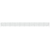 Vidaxl Mesh cerca con anclajes de tierra 1.4x25 m de color plateado