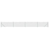 Fence a rete Vidaxl con flangia 1.1x10 m color argento