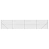 Fence a rete Vidaxl con flangia 2.2x10 m color argento