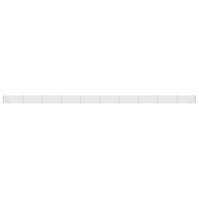 Vidaxl Mesh cerca con brida de 0.8x25 m de color plateado