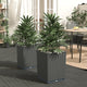 Vidaxl Fioters 2 St 30x30x37 cm Polypropene Black