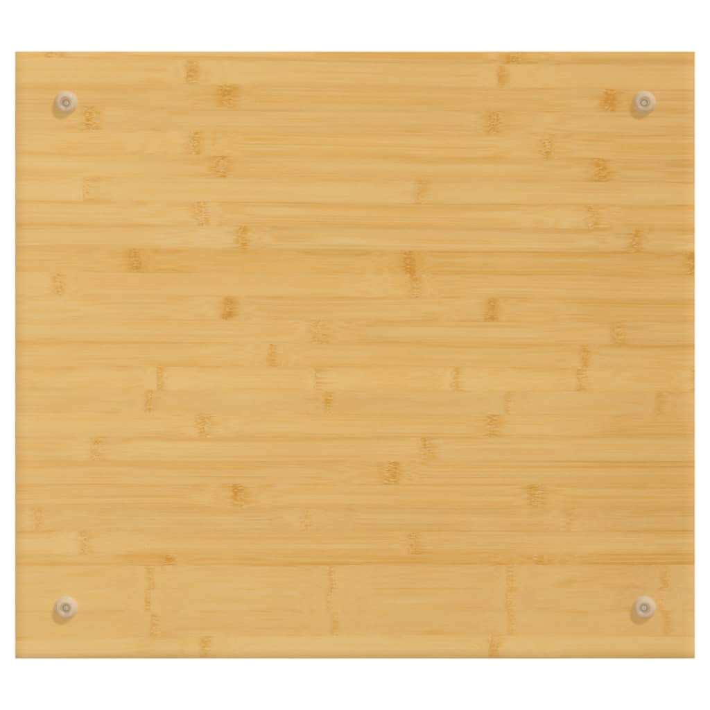 Copertina di copertura per cottura Vidaxl 50x56x1.5 cm Bamboo