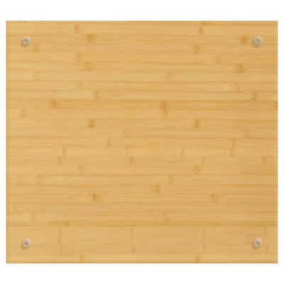 Copertina di copertura per cottura Vidaxl 50x56x1.5 cm Bamboo