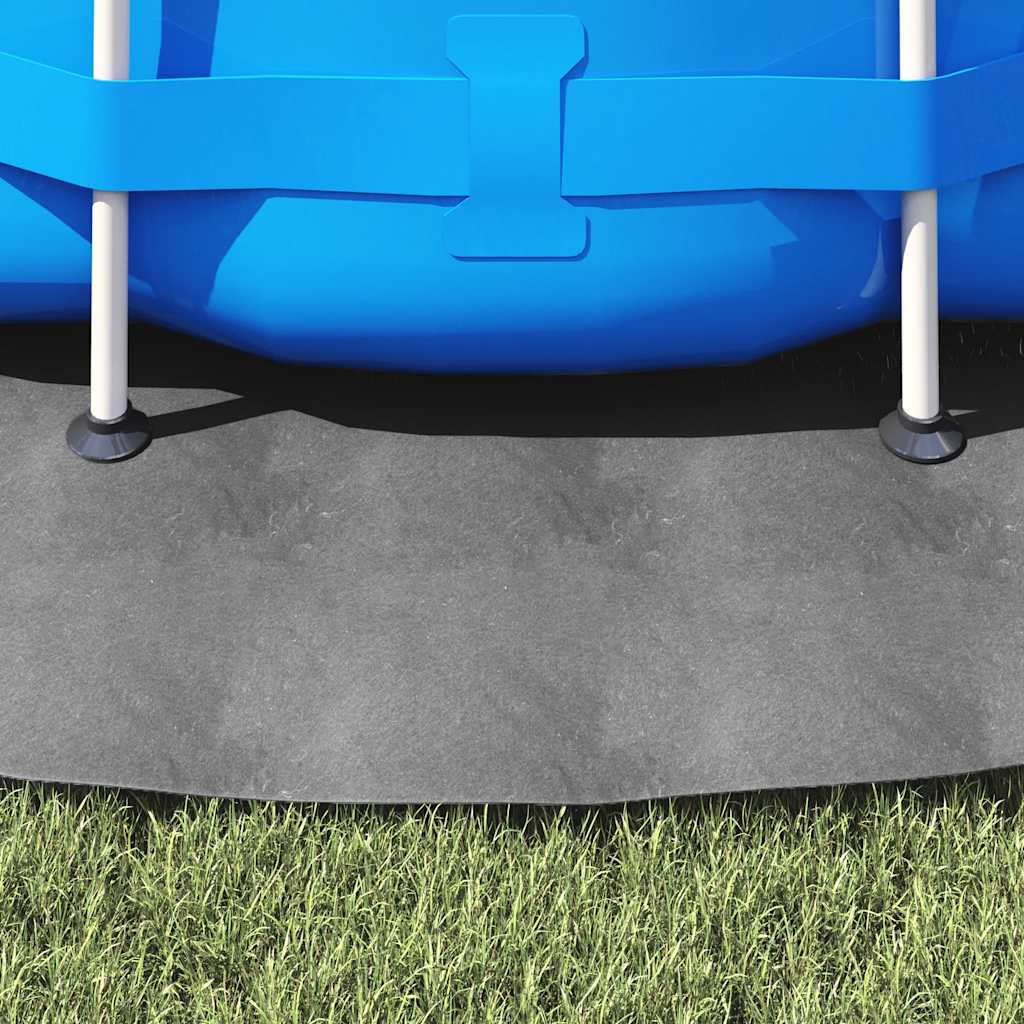 Vidaxl Pool Suelo Ø306 cm Poliéster Geotextil Gris claro