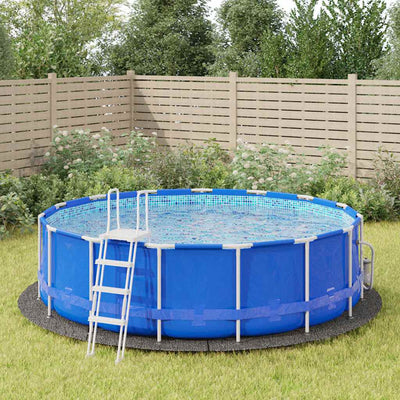 VidaXL pool soil Ø458 cm Polyester geotextile light gray