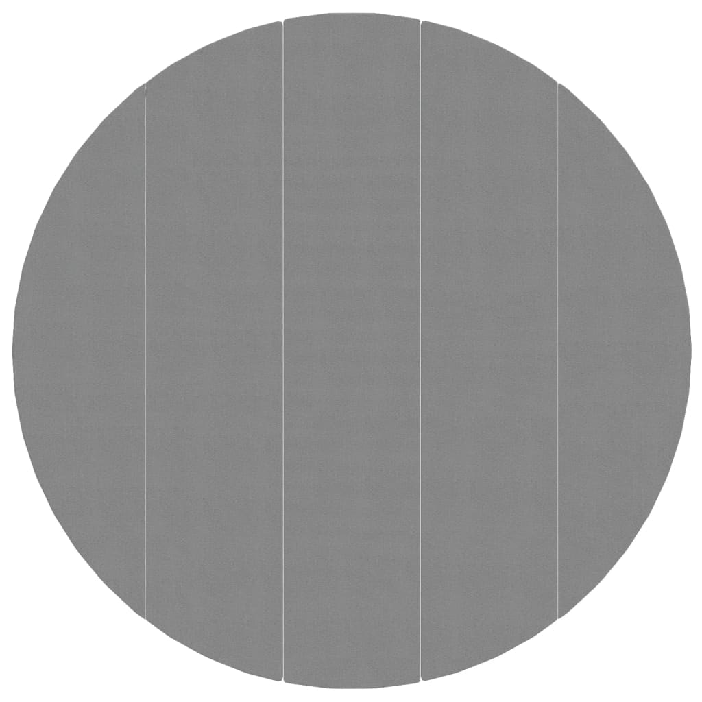 Vidaxl zwembadgrondzeil ø550 cm polyester geotextiel lichtgrijs