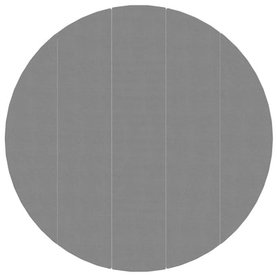 Vidaxl Pool terreno Ø550 cm poliestere geotessile grigio chiaro
