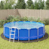 Vidaxl Pool terreno Ø550 cm poliestere geotessile grigio chiaro
