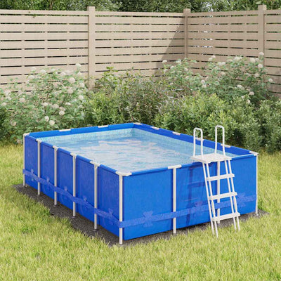 Vidaxx suelo para piscina 300x220 cm geotextil de poliéster gris claro