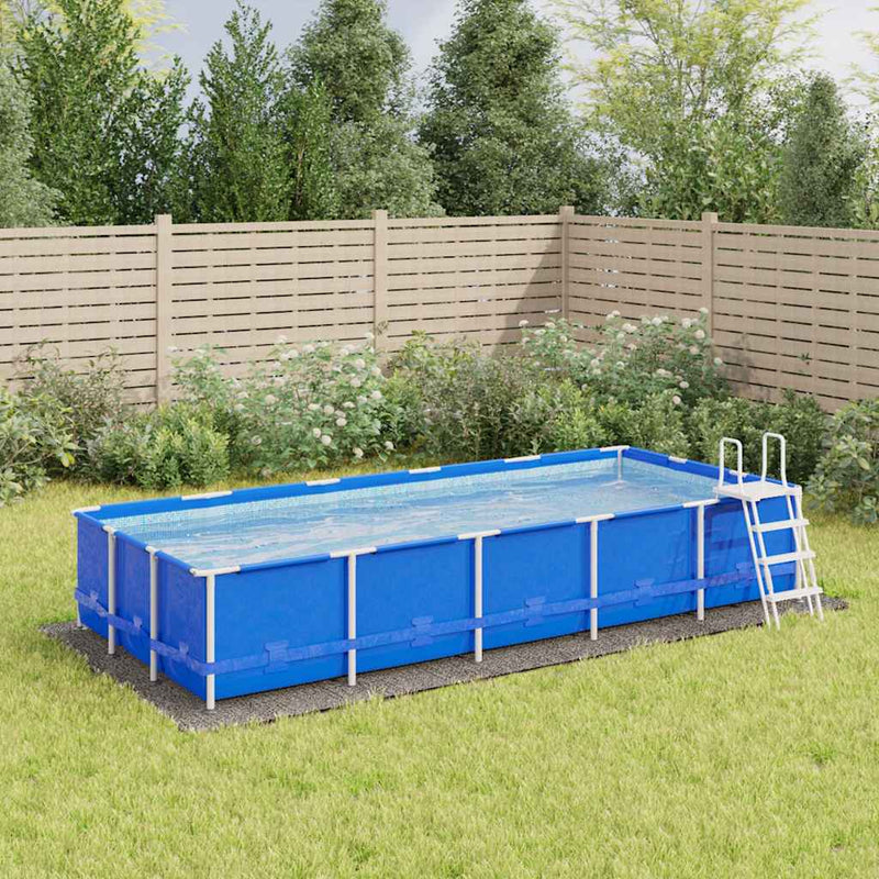Vidaxl Pool Suelo 550x280 cm de poliéster geotextil gris claro