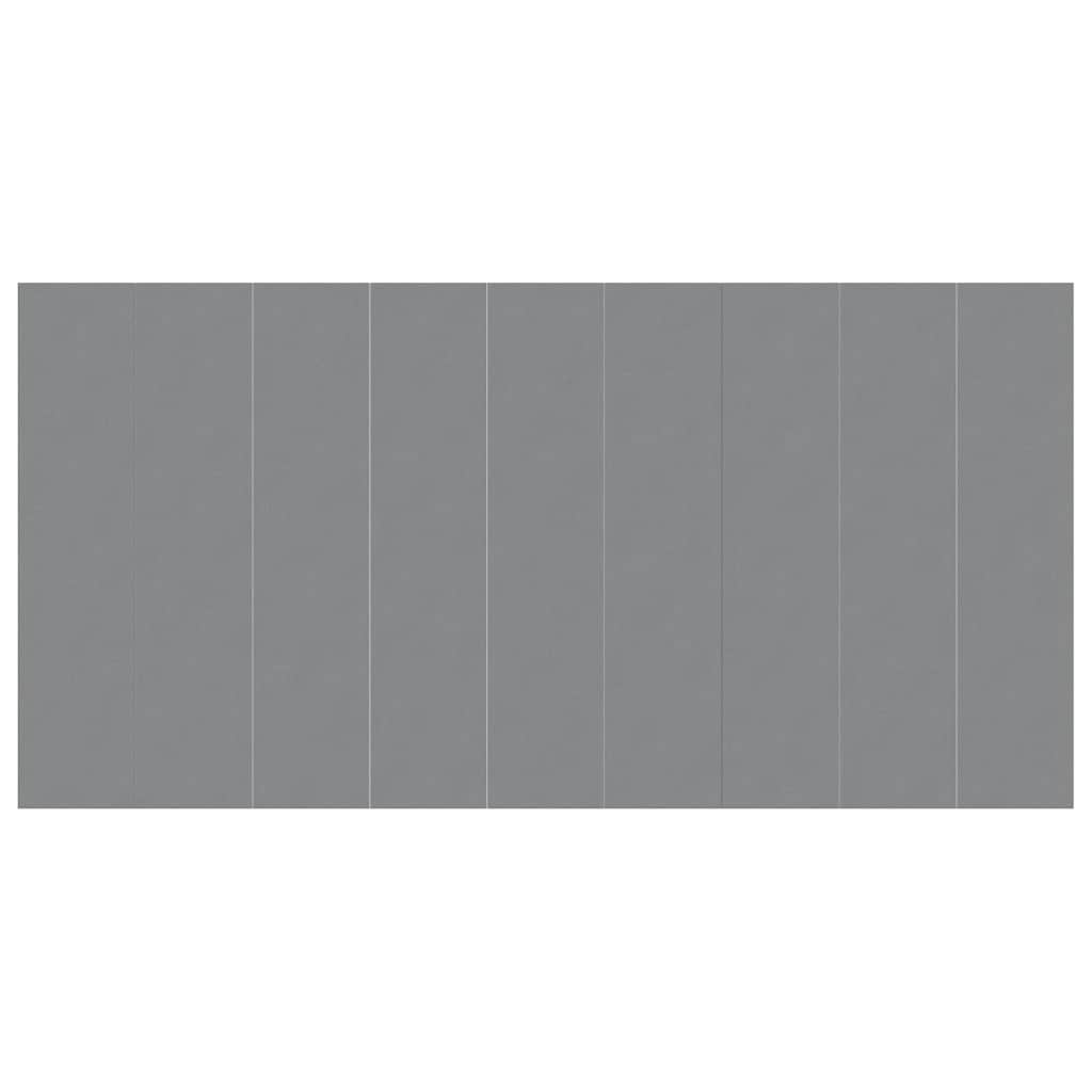 Vidaxl zwembadgrondzeil 999x500 cm polyester geotextiel lichtgrijs