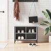 Vidaxl Cabinet da scarpe 69x35x50 cm Proprietà in legno Sonoma Oak colorato
