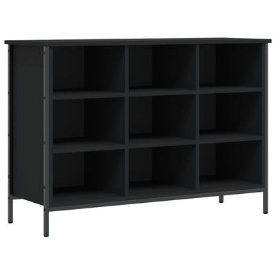 Vidaxl Cabinet da scarpe 100x35x70 cm Proprieted Black