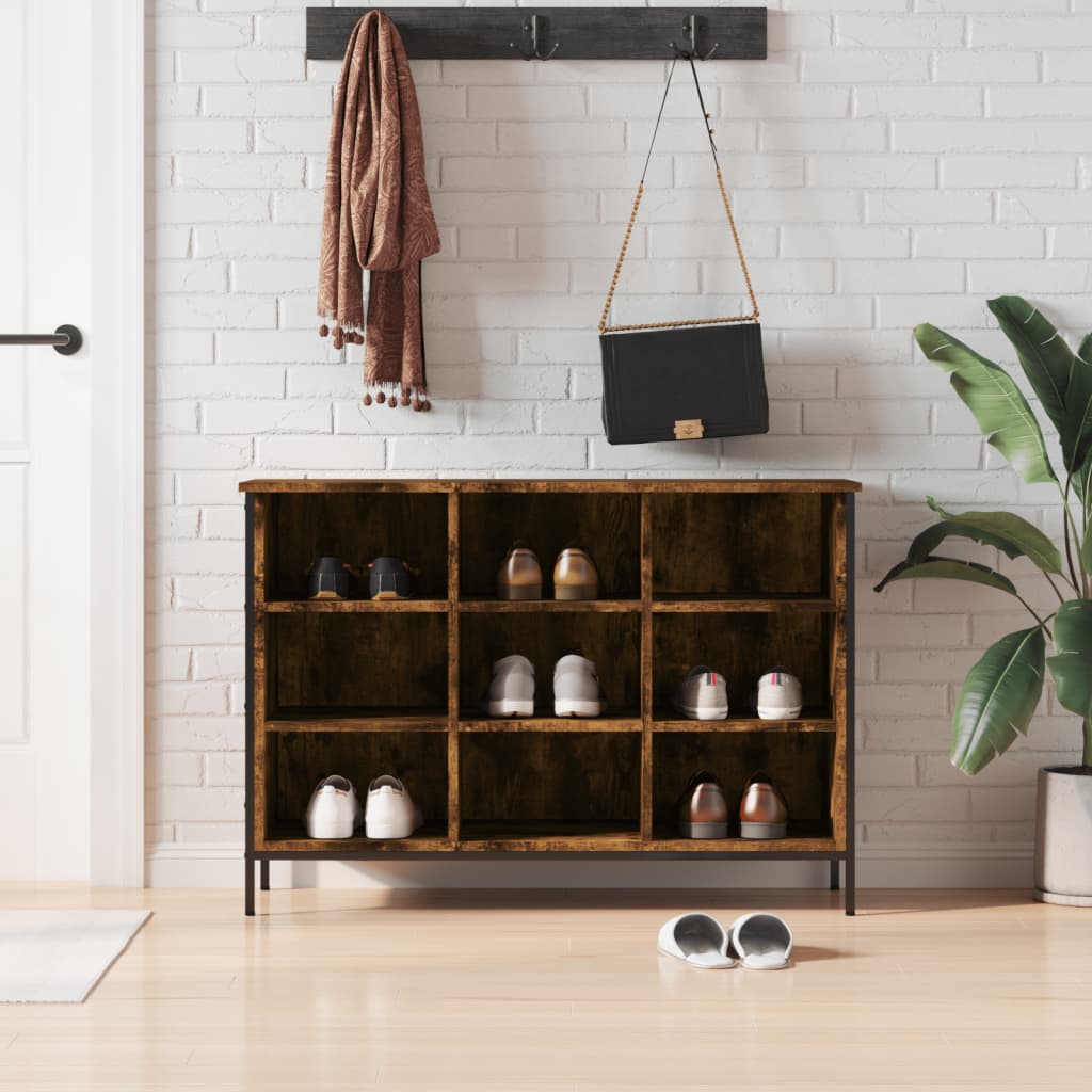 Vidaxl Cabinet da scarpe 100x35x70 cm Colore in legno di legno