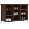 Gabinete de zapatos Vidaxl 100x35x70 cm Corte de madera de madera de roble de madera
