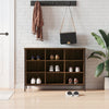 Gabinete de zapatos Vidaxl 100x35x70 cm Corte de madera de madera de roble de madera