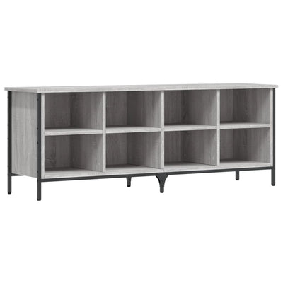 Vidaxl Cabinet da scarpe 131x35x50 cm Coprino grigio grigio colore quercia di quercia