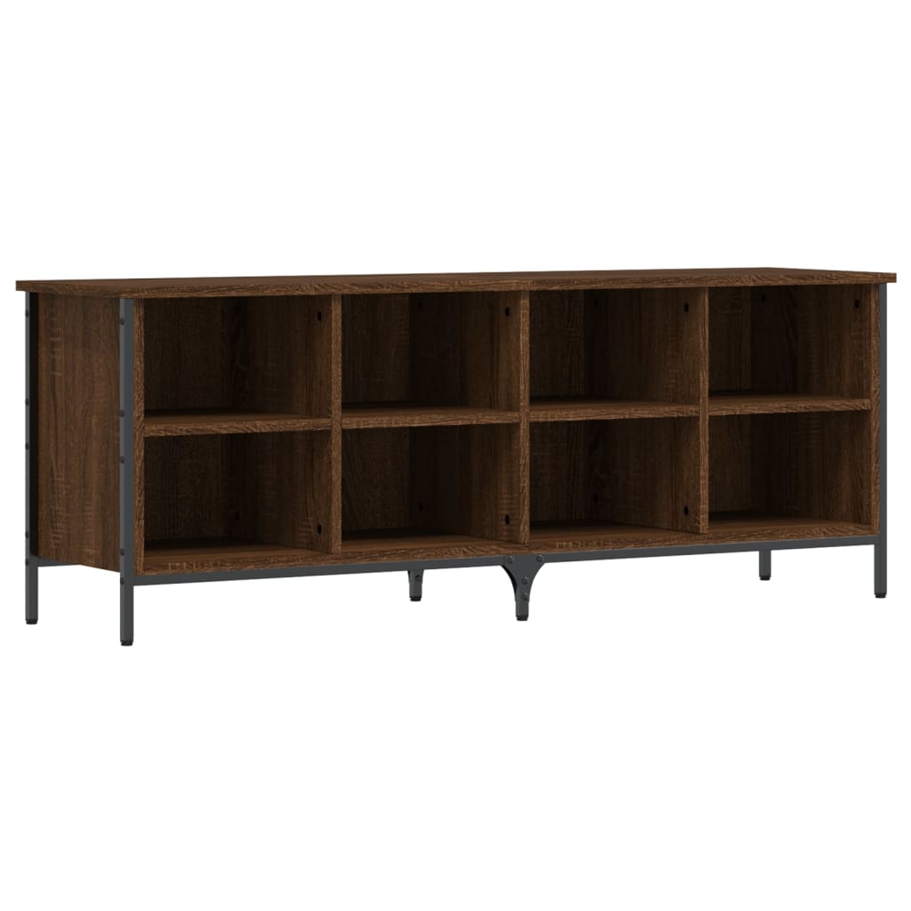 Vidaxl Cabinet da scarpe 131x35x50 cm COLORE IN BARCHIO COURO
