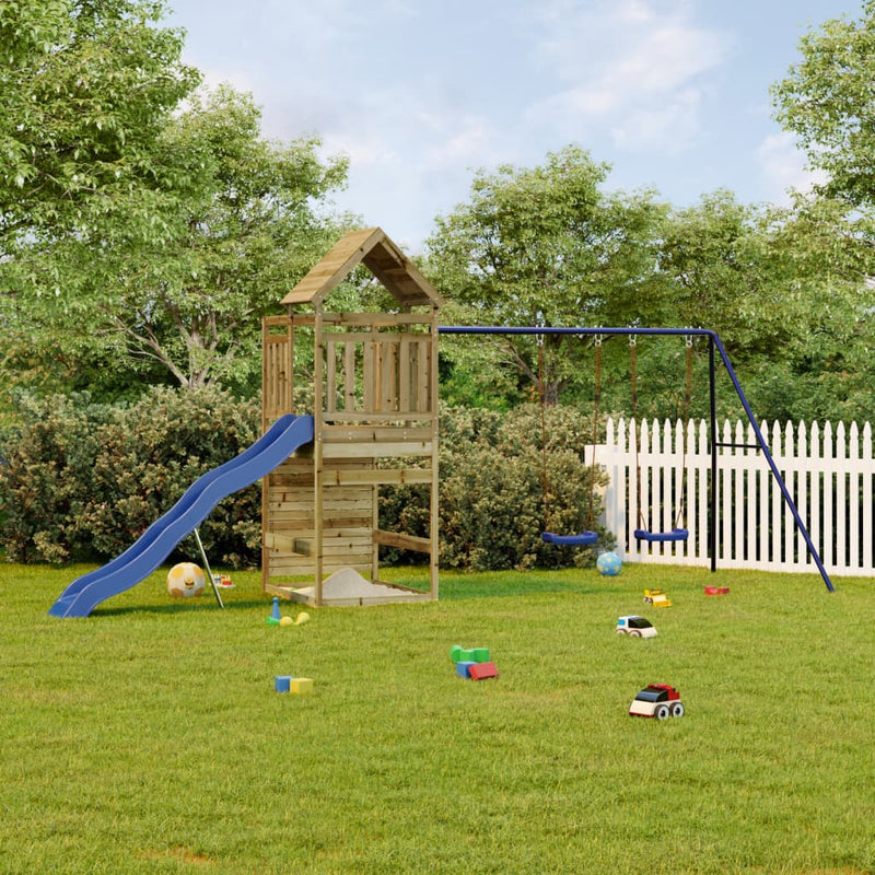 Vidaxl Garden Play Set Pine impregnato