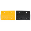 Vidaxl Speed ​​Bumps 2 PC 97x32.5x4 cm Giallo e nero