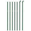 Vidaxl Mesh Mesh FET 0.8x10 M de acero galvanizado Verde