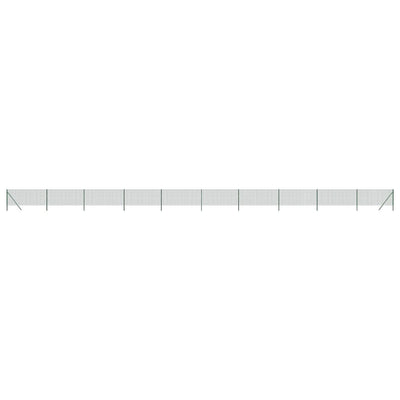 Vidaxl Mesh Mesh FET 1x25 M Galvanizado de acero verde