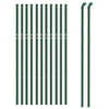 Vidaxl draadgaashek 1x25 m gegalvaniseerd staal groen