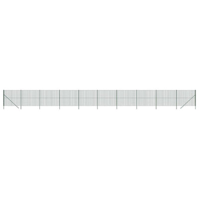 Vidaxl Mesh Mesh FET 1.4x25 M M M de acero galvanizado verde