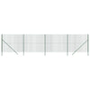 Vidaxl Mesh Mesh FET 2x10 M de acero galvanizado verde
