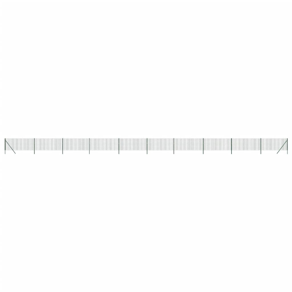 Vidaxl Mesh Mesh FET 1x25 M Galvanizado de acero verde