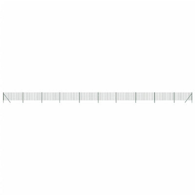 Vidaxl Mesh Mesh FET 1x25 M Galvanizado de acero verde