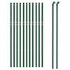 Vidaxl Mesh Mesh FET 1x25 M Galvanizado de acero verde