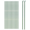 VidaXL Draadgaashek 1,4x25 m gegalvaniseerd staal groen