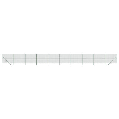 Vidaxl Mesh de alambre FET 1.8x25 M Galvanizado de acero verde