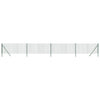 Vidaxl Wire Mesh FET 1x10 m Green in acciaio zincato