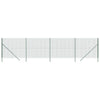 Vidaxl Mesh Mesh FET 2.2x10 M Galvanized Steel Green