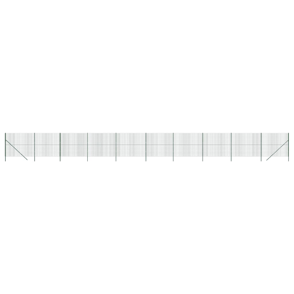 VIDAXL FILE MESH FET 1.6x25 m in acciaio zincato