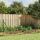 Vidaxl draadgaashek met grondankers 0,8x25 m groen