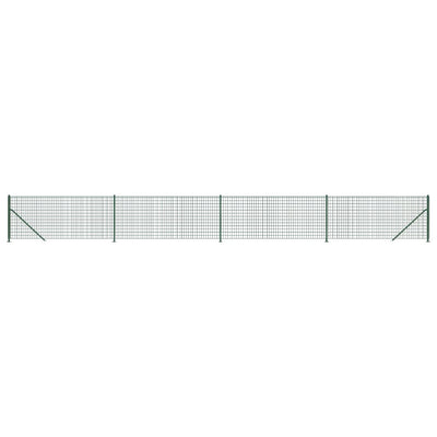 Vidaxl Mesh cerca con Flens 1x10 m verde
