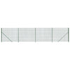 Vidaxl draadgaashek met flens 1,4x10 m groen