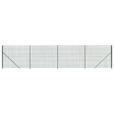 Vidaxl draadgaashek met flens 2x10 m groen