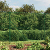 Vidaxl draadgaashek met flens 2x10 m groen