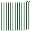 Vidaxl draadgaashek met flens 0,8x25 m groen