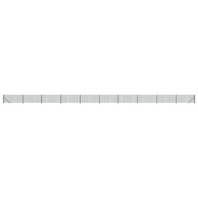 Valla de malla de alambre Vidaxl con Flens 1x25 m verde